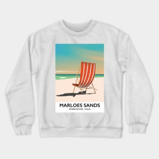 Marloes Sands Pembrokeshire Wales Crewneck Sweatshirt